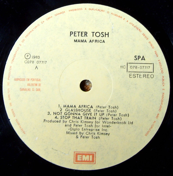 Peter Tosh - Mama Africa | EMI (11C 080-07717) - 2 Peter Tosh - Mama Africa | EMI (11C 080-07717) - 2