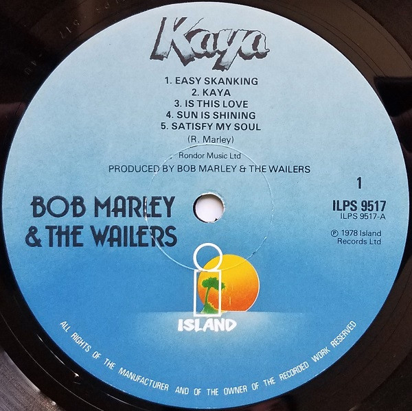 Bob Marley & The Wailers - Kaya | Island Records (ILPS 9517) - 3