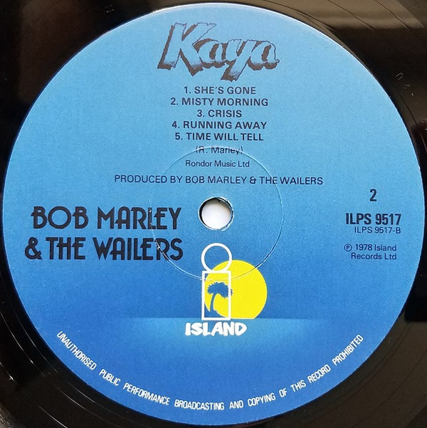 Bob Marley & The Wailers - Kaya | Island Records (ILPS 9517) - 4