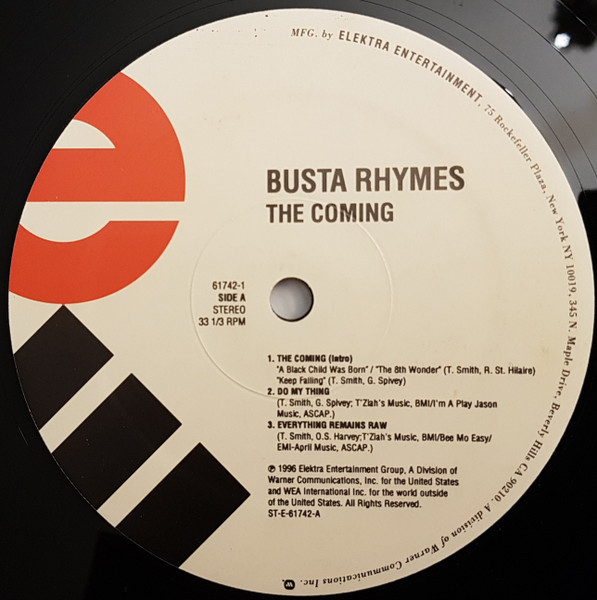 Busta Rhymes - The Coming | Elektra (61742-1) - 3 Busta Rhymes - The Coming | Elektra (61742-1) - 3