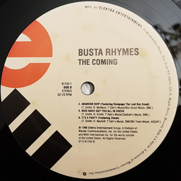 Busta Rhymes - The Coming | Elektra (61742-1) - 4 Busta Rhymes - The Coming | Elektra (61742-1) - 4