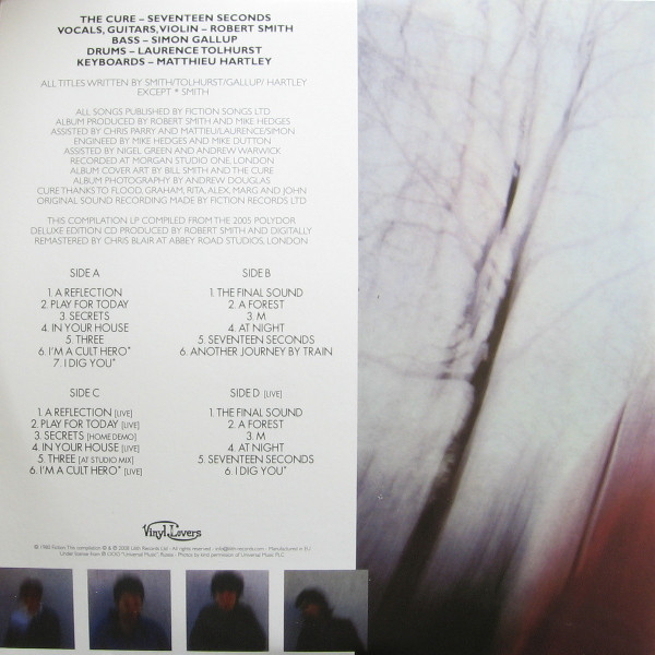 The Cure - Seventeen Seconds | Vinyl Lovers (900358) - 2 The Cure - Seventeen Seconds | Vinyl Lovers (900358) - 2