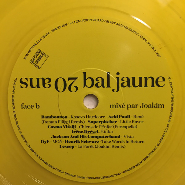 Joakim - Bal Jaune 20 Ans | Fondation d'Entreprise Ricard (LEBALJAUNE01) - 2