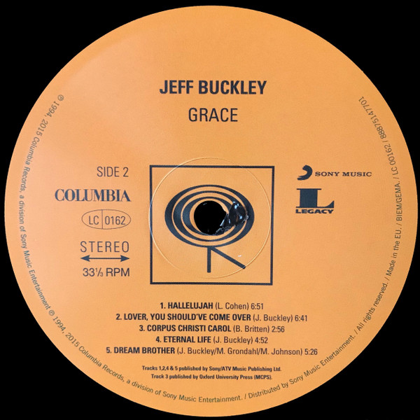 Jeff Buckley - Grace | Legacy (88875147701) - 3