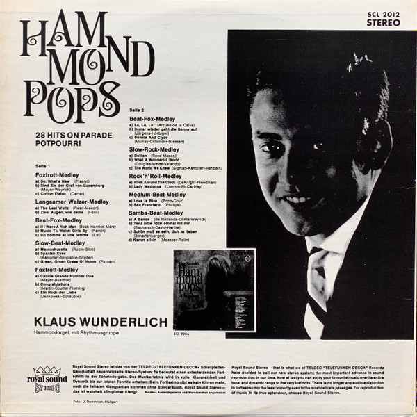 Klaus Wunderlich - Hammond Pops 2 | Ace Of Clubs (SCL. 2012) - main Klaus Wunderlich - Hammond Pops 2 | Ace Of Clubs (SCL. 2012) - main