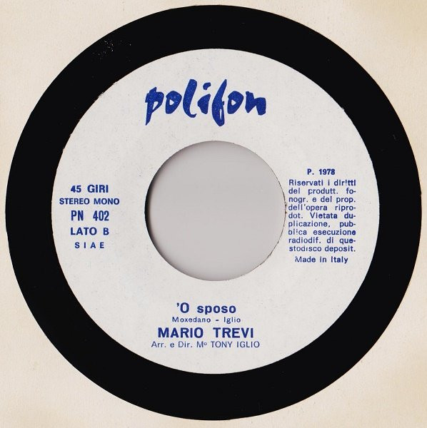 Mario Trevi - 'A Befana / 'O Sposo | Polifon (PN 402) - 3