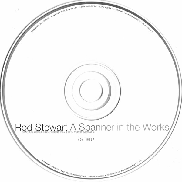Rod Stewart - A Spanner In The Works | Warner Bros. Records (CDW 45867) - 3