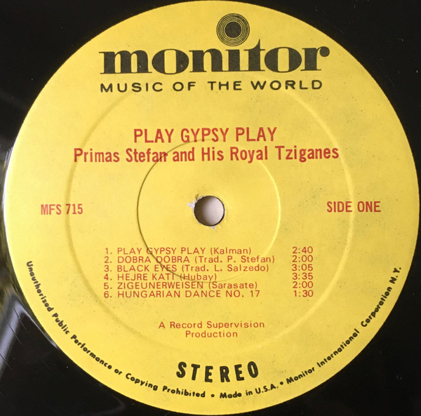 Stefan Primas & His Royal Tziganes - Gypsy Caravan | Monitor Records (MFS 715) - 3 Stefan Primas & His Royal Tziganes - Gypsy Caravan | Monitor Records (MFS 715) - 3