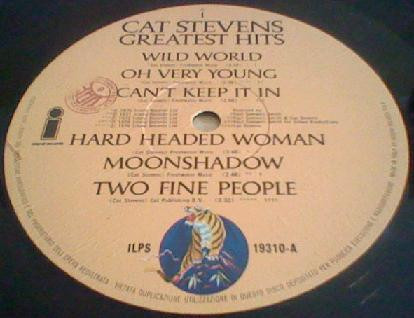 Cat Stevens - Greatest Hits | Island Records (ILPS 19310) - 3 Cat Stevens - Greatest Hits | Island Records (ILPS 19310) - 3