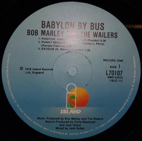 Bob Marley & The Wailers - Babylon By Bus | Island Records (L 70107/8) - 3 Bob Marley & The Wailers - Babylon By Bus | Island Records (L 70107/8) - 3