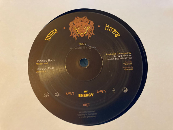 Inkline , Collin "Bulby" York , Mikael Heli , Vibronics - My Energy / Dub Energy / Jaadoo Rock / Jaadoo Dub | 10000 Lions (10KLIONS36904) - 2