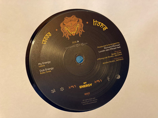 Inkline , Collin "Bulby" York , Mikael Heli , Vibronics - My Energy / Dub Energy / Jaadoo Rock / Jaadoo Dub | 10000 Lions (10KLIONS36904) - main