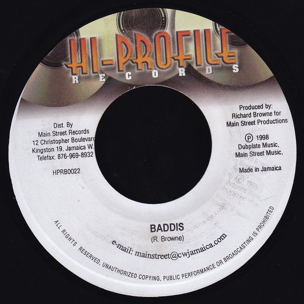 Beenie Man - Number One | Hi-Profile Records (HPRB0022) - 2