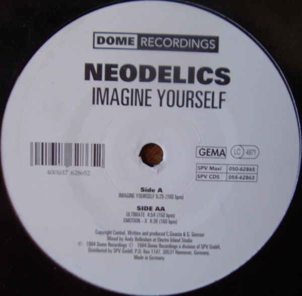 Neodelics - Imagine Yourself | Dome Recordings (SPV Maxi 050-62865)