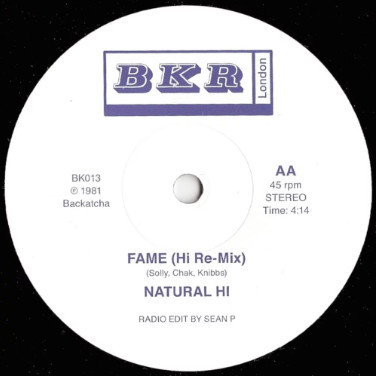 Natural Hi - Fame | Backatcha Records (BK013) - 3