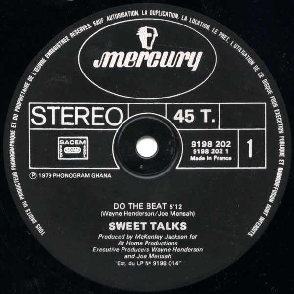 Super Sweet Talks - Do The Beat / Reggae Disco | Mercury (9198 202) - 2