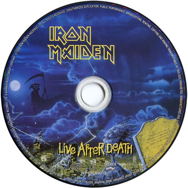 Iron Maiden - Live After Death | Parlophone (WPCR-80017/8) - 3