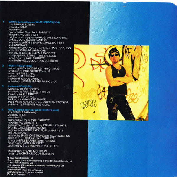 U2 - Who's Gonna Ride Your Wild Horses | Island Records (74321 12047 2) - 2
