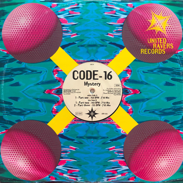 Code-16 - Mystery | United Ravers Records (URR 016) - 3