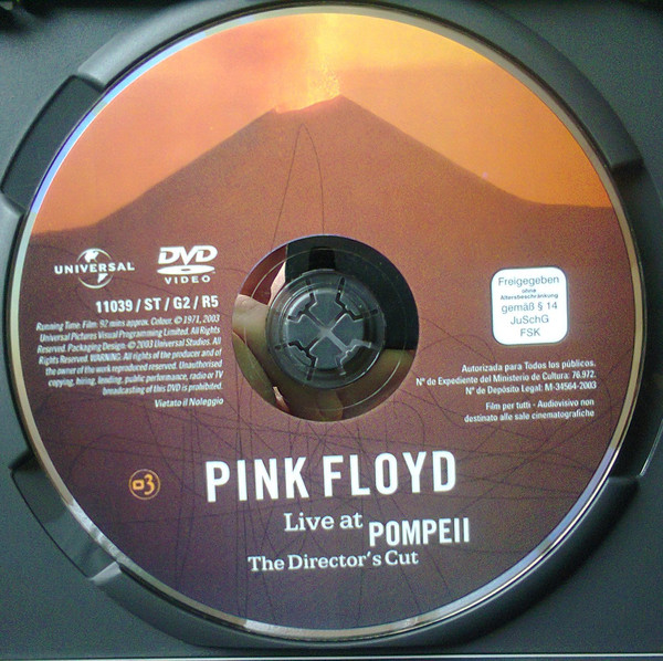 Pink Floyd - Live At Pompeii (The Director's Cut) | Universal (DVD 820 131 0 .54) - 3