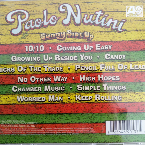 Paolo Nutini - Sunny Side Up [CD] | Atlantic (2-519282) - 3