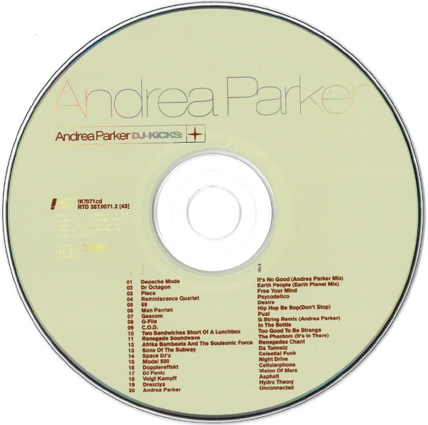 Andrea Parker - DJ-Kicks | !K7 (K7071CD) - 3 Andrea Parker - DJ-Kicks | !K7 (K7071CD) - 3