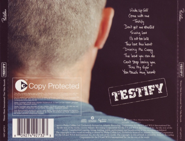 Phil Collins - Testify | Warner Music International (0927-49273-2) - 2
