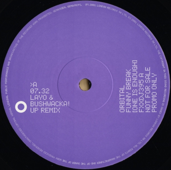 Orbital - Funny Break (One Is Enough) | FFRR (FXXDJ395) - 3