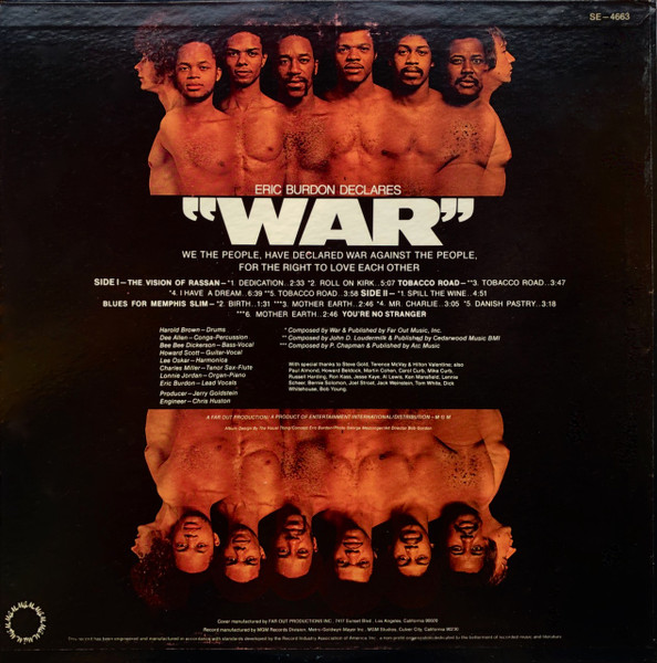 Eric Burdon & War - Eric Burdon Declares "War" | MGM Records (SE 4663) - 2