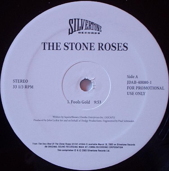 The Stone Roses - Three Essential Tracks From The Stone Roses | Silvertone Records (JDAB-40080-1) - 2