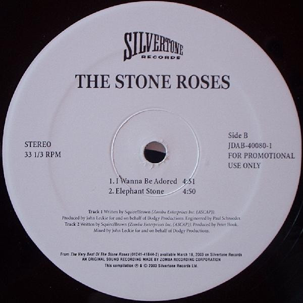The Stone Roses - Three Essential Tracks From The Stone Roses | Silvertone Records (JDAB-40080-1) - 3