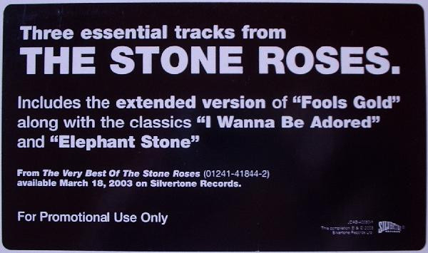 The Stone Roses - Three Essential Tracks From The Stone Roses | Silvertone Records (JDAB-40080-1) - 4