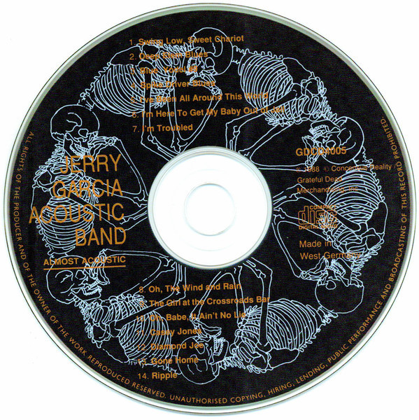 Jerry Garcia Acoustic Band - Almost Acoustic | Grateful Dead Records (GDCD4005) - 3