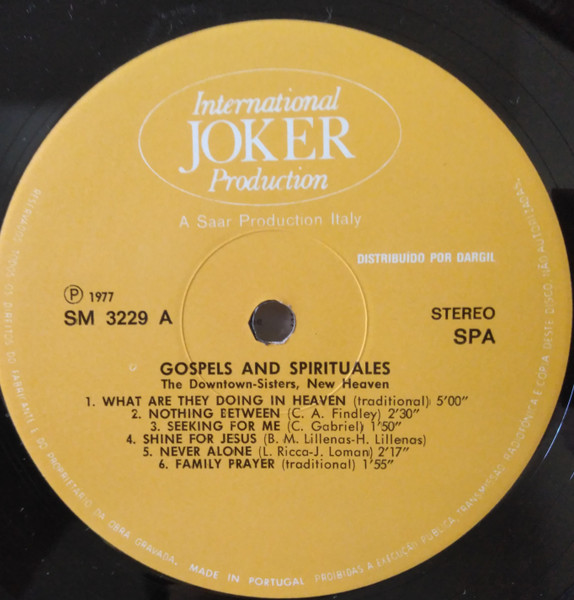 The Downtown Sister New Heaven - Gospels And Spirituals | Joker (SM 3229) - 3