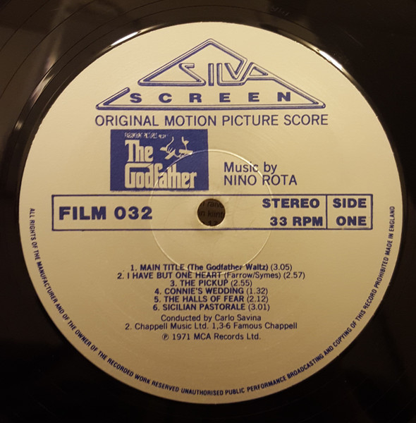 Nino Rota - The Godfather | Silva Screen (FILM 032) - 3