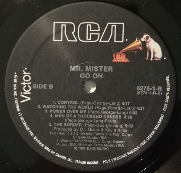 Mr. Mister - Go On... [Vinyl] | RCA (6276-1-R) - 4