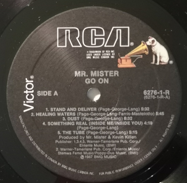 Mr. Mister - Go On... [Vinyl] | RCA (6276-1-R) - 3