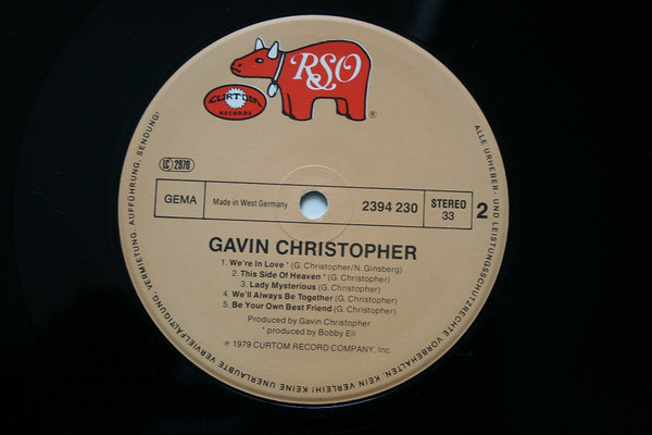 Gavin Christopher - Gavin Christopher | RSO (2394 230) - 4