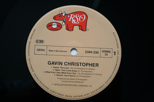 Gavin Christopher - Gavin Christopher | RSO (2394 230) - 3