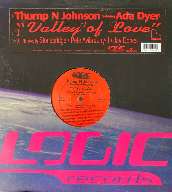Thump'N'Johnson Featuring Ada Dyer - Valley Of Love | Logic Records (74321-46432-1) - 3