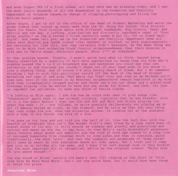 The Wonder Stuff - The Eight Legged Groove Machine | The Far Out Recording Company (549 263-2) - 2