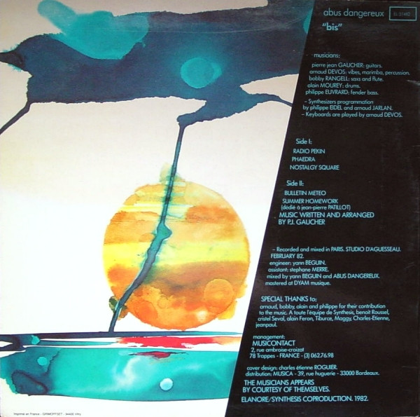 Abus Dangereux - Bis | Elanore Productions (EL 31482) - 2 Abus Dangereux - Bis | Elanore Productions (EL 31482) - 2