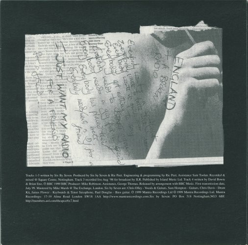 Six By Seven - Ten Places To Die / England & A Broken Radio | Mantra Recordings (MNT 49CD) - 4 Six By Seven - Ten Places To Die / England & A Broken Radio | Mantra Recordings (MNT 49CD) - 4