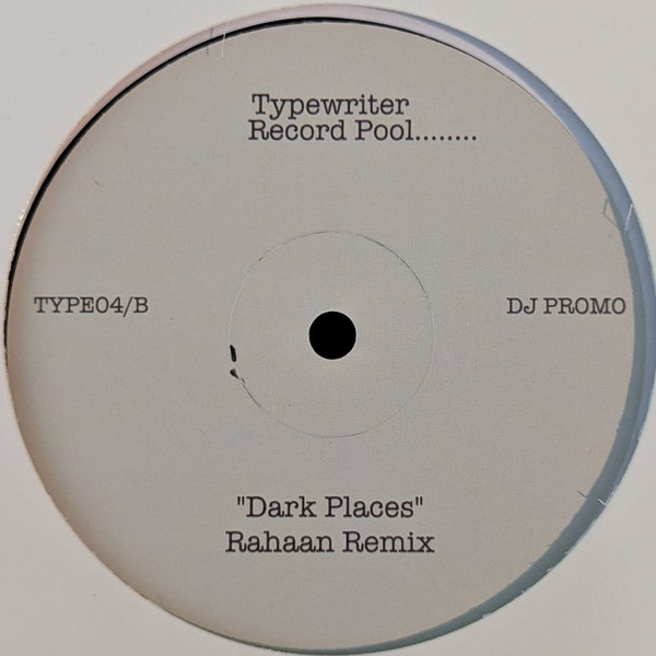 Rahaan - Ghetto Muzik / Dark Places | Typewriter Record Pool (TYPE04) - 2
