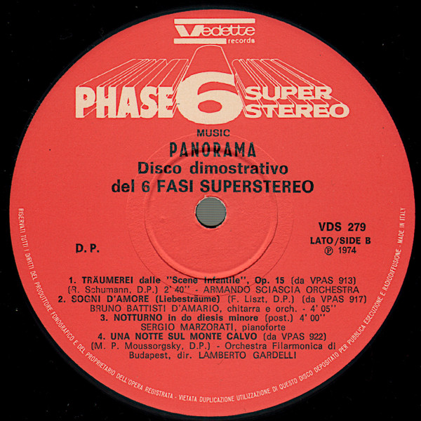 Various - Music Panorama | Vedette Records (VDS 279) - 2 Various - Music Panorama | Vedette Records (VDS 279) - 2