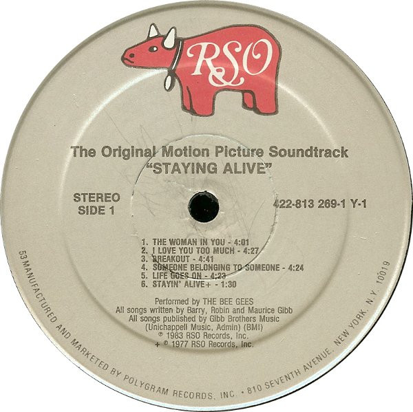Various - Staying Alive (The Original Motion Picture Soundtrack) | RSO (813 269-1 Y-1) - 4
