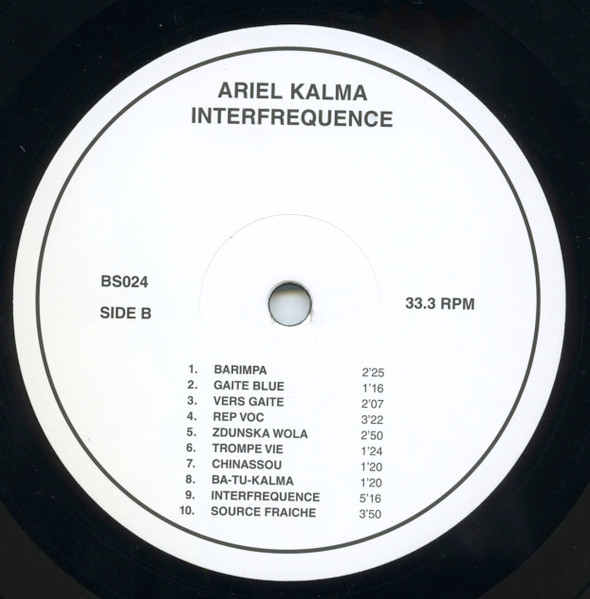 Ariel Kalma - Interfrequence | Black Sweat Records (BS024) - 4 Ariel Kalma - Interfrequence | Black Sweat Records (BS024) - 4