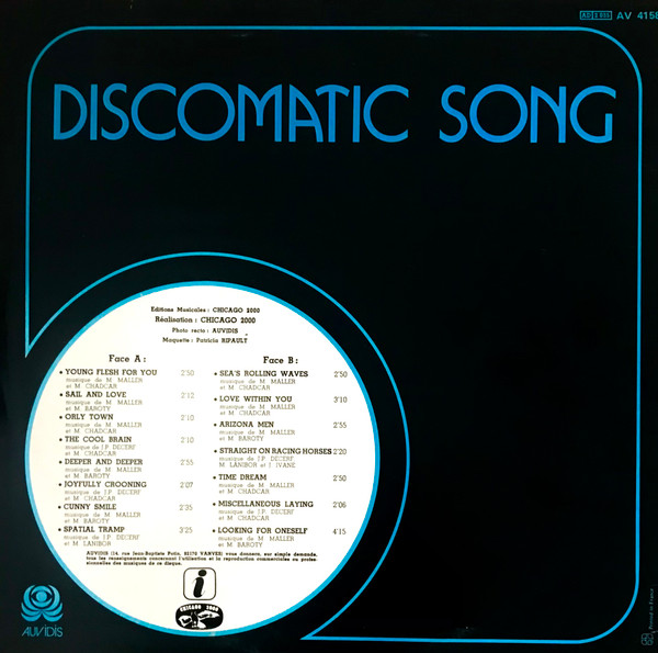 Various - Discomatic Song | Auvidis (AV 4158) - 2 Various - Discomatic Song | Auvidis (AV 4158) - 2