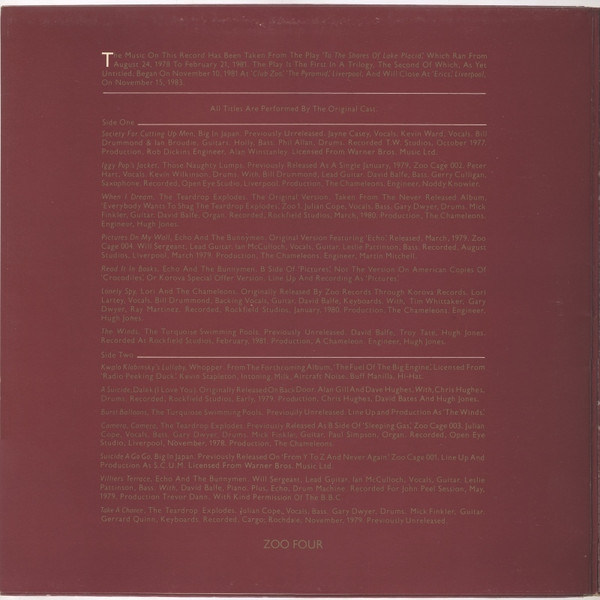 Various - To The Shores Of Lake Placid | Zoo Records (ZOO 4) - 4 Various - To The Shores Of Lake Placid | Zoo Records (ZOO 4) - 4