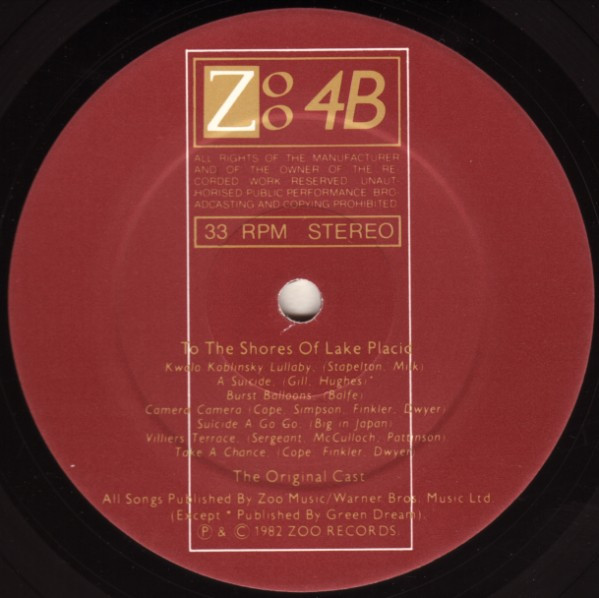 Various - To The Shores Of Lake Placid | Zoo Records (ZOO 4) - 3 Various - To The Shores Of Lake Placid | Zoo Records (ZOO 4) - 3